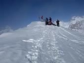 Salita invernale da Nona di Vilminore al Passo della Manina e al Monte Sasna il 17 dicembre 2009 - FOTOGALLERY